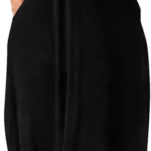 Women's Maxi Dresses Summer Spaghetti Strap Dress with Pockets